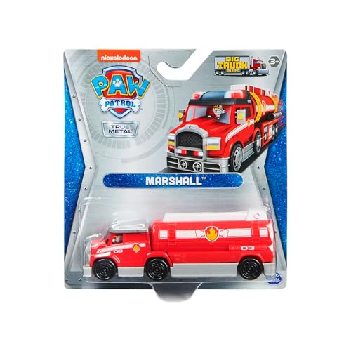 SUNNY, Patrulha Canina, Veículo Big Truck True Metal, Com Figura do Marshall