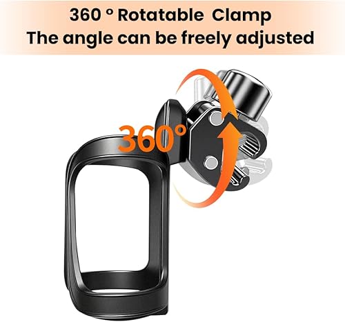 Miniatura 3 de Walker Cup Holder, Wheelchair Cup Holder, Universal Drinks Holder for Walker, Wheelchair, Rollator, Mobility Scooter Accessory for Elderly Seniors