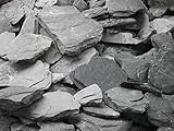 Der Naturstein Garten 10 kg Original Deutscher Schiefersplitt 60-120 mm für Terrarium/Aquarium - Lieferung KOSTENLOS