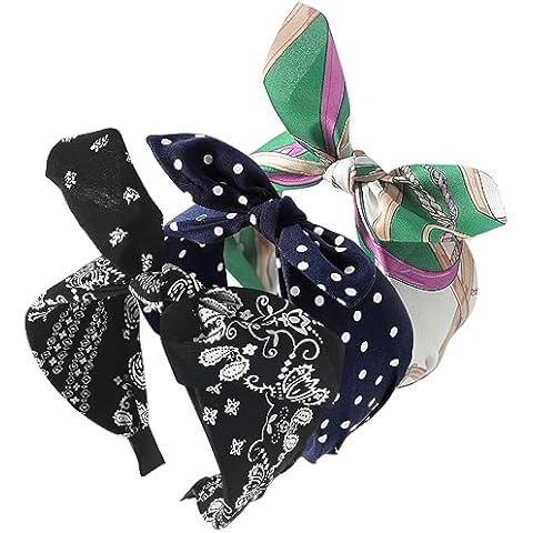 scicent Polka Dot Bow Headbands for Women Cover