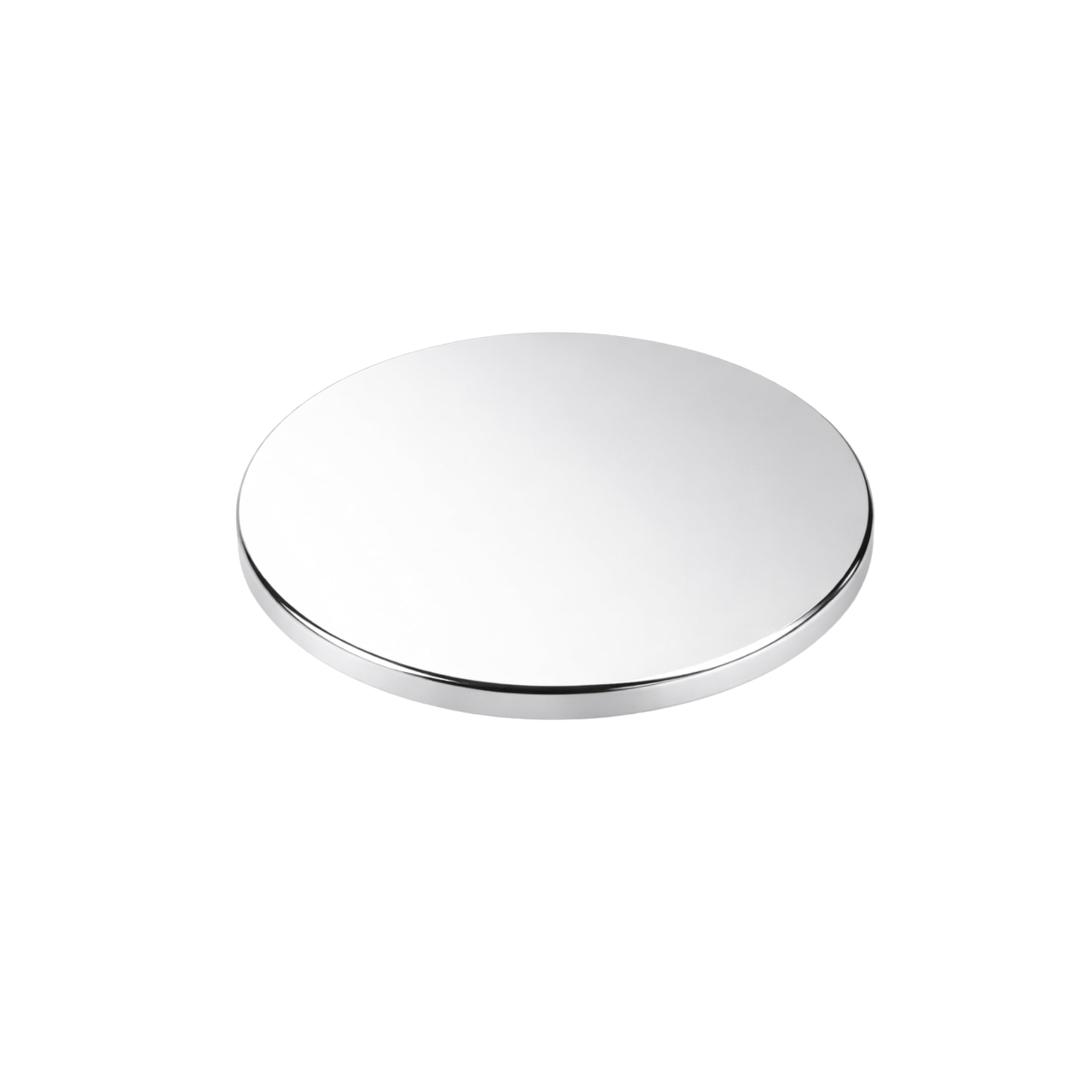 Slimline Ablaufgarnitur für Duschwanne, Chrom, 90 mm, leicht zu reinigen, schnell anzubringen, Ersatz-Ablaufdeckel, Badezimmer-Ersatz-Ablaufgarnitur, Chrom