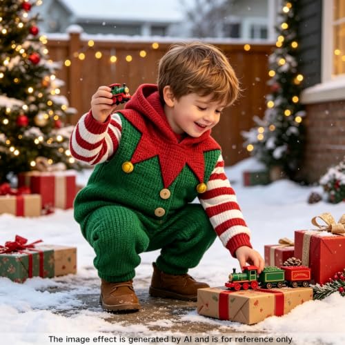 Grajtcin Kids Ugly Christmas Sweater For Boys Girls, Long Sleeves Hoodies Non-Knited Sweatshirt 3 Grajtcin Kids Ugly Christmas Sweater For Boys Girls, Long Sleeves Hoodies Non-Knited Sweatshirt - Image 4