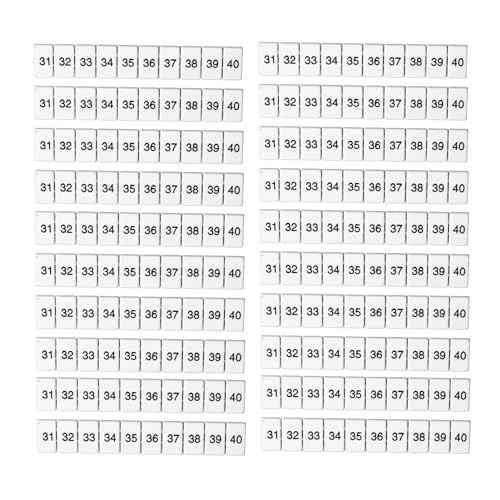 Câblage de terminal simplifié avec 100 blocs de marquage ajustables