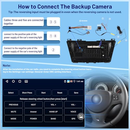 Radio para Mazda 5 CW 2010-2015 Volxcereo 9" Android miniatura 5