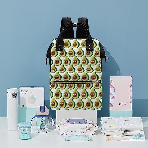 Cute-Kids-Avocado-Diaper-Bag-Portable-Backpack-Mommy-Bag-Travel-Shoulder-Daypack-for-Outdoor-Working-Beach