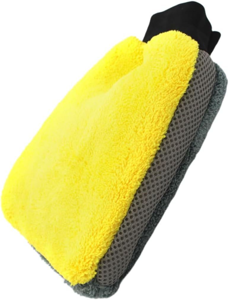 Unomor Double Sided Car Wash Gloves for Winter Durable Cleaning Mitts with Super Absorption for Safe Auto Washing