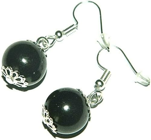 Miniatura 8 de ARETES SHUNGITE 0.472 in perlas