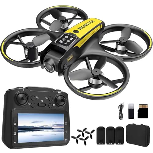 CloudWings M23 FPV Mini Drone, equipped with a 4.5-inch screen