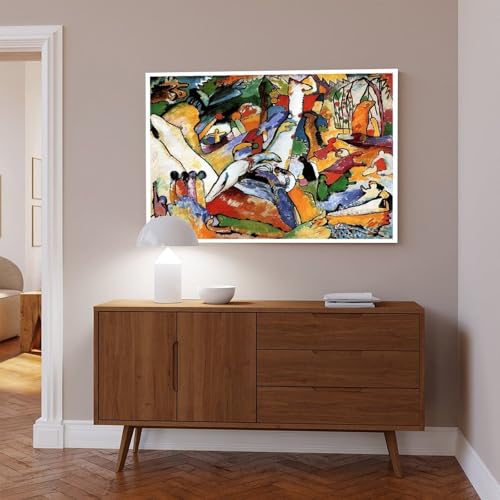 Tableau Kandinsky Study for Composition II pour salon moderne chic