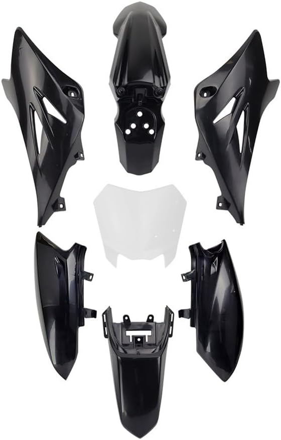 Side Spoiler Cowl for CRF50 for XR50 for LING Modified Plastic Fairing Body Kits Motorcycle. Improved Plastic Shell Pit Motor Bike