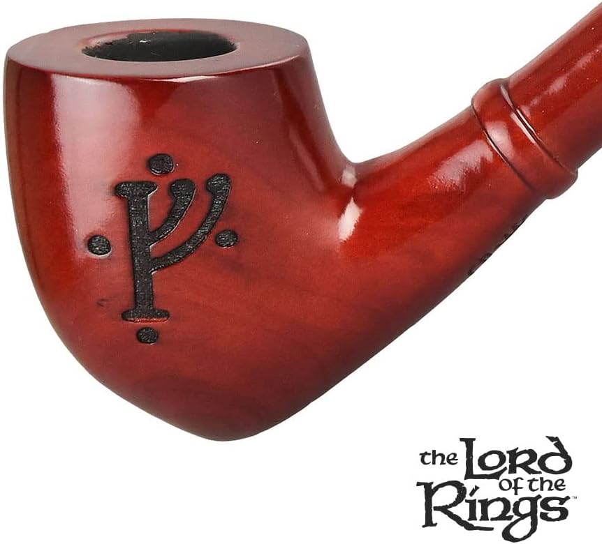 Pulsar Shire Pipes - GANDALF Cherry Churchwarden Tobacco Pipe - 13" Long - Officially Licensed The Lord of the Rings Collectible