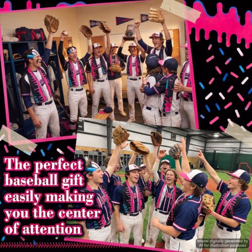 Image of 30Pcs Ice Cream Drip Baseball Cooling Towels for Neck and Face 40 x 12 Inch Sports Baseball Team Gifts Ice Towel for Gym Sweat Microfiber Breathable Chilly Bulk Neck Wraps for Athletes Coach Outdoor