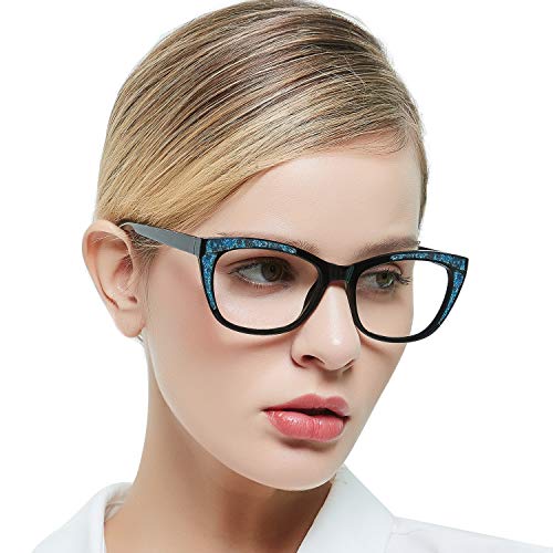 Image of OCCI CHIARI Women Reading Glasses Cateye Fashion Eyewear Frame Flash Nerd 0 1.0 1.5 1.75 2.0 2.25 2.5 3.0 4.0 5.0 6.0