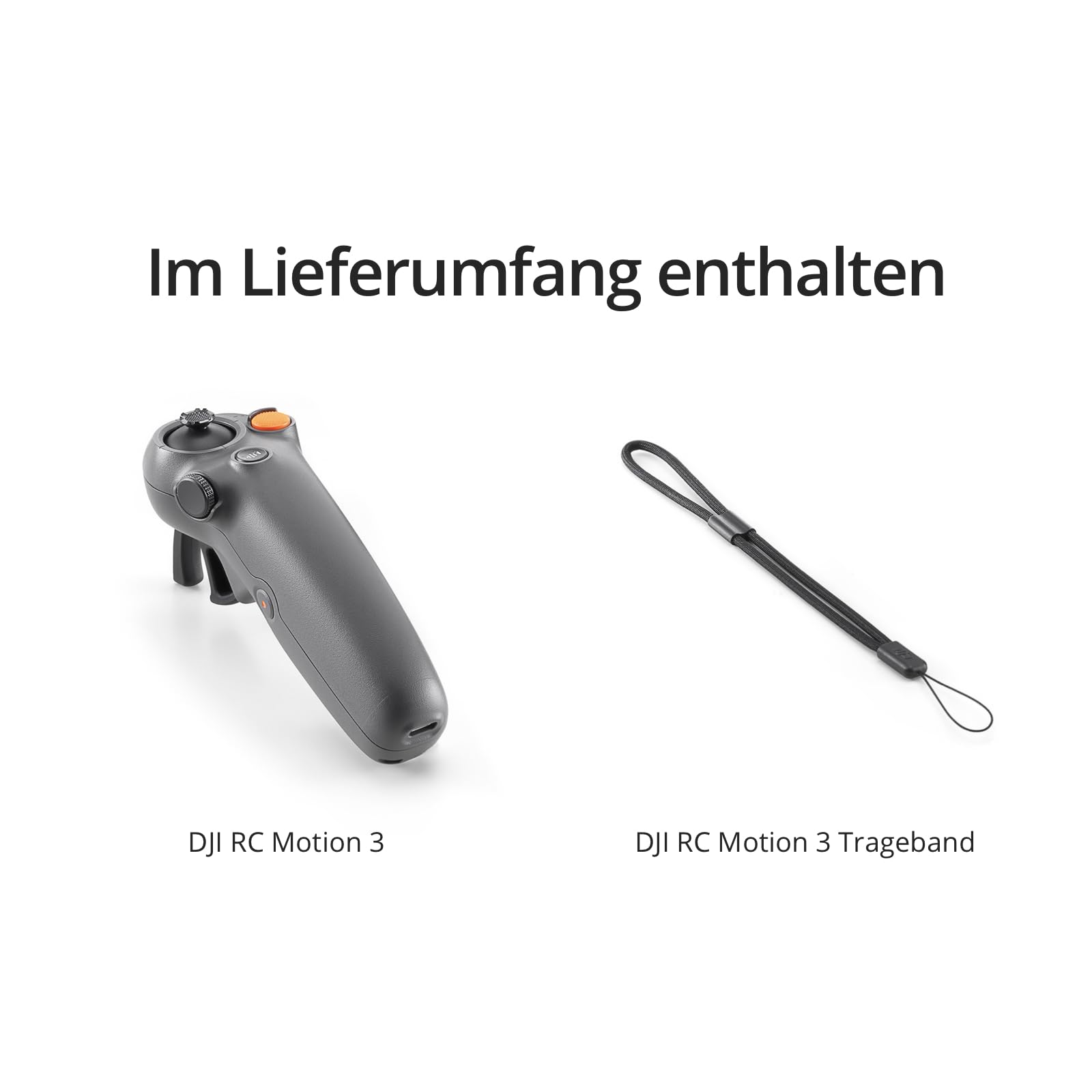 DJI RC Motion 3, FPV Smart-Fernsteuerung mit immersiver Bewegungssteuerung, kompakt und tragbar, One-Click Notbremse, AR Cursor, intuitiver Drohnen-Controller, Multi-Modell Kompatibilität