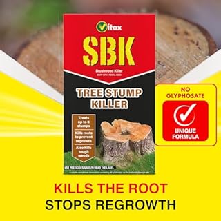 SBK Tree Stump Killer, Treats Up to 8 Stumps, Kills Roots, Easy To Use - 250ML