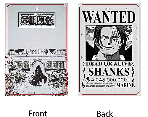 Image of PumpCar 2 pieces shanks double-sided hanging Japanese anime vanilla-scented One Piece car air freshener Cool anime hanging air fresheners for rearview mirror Car Interior Accessories Household Gifts