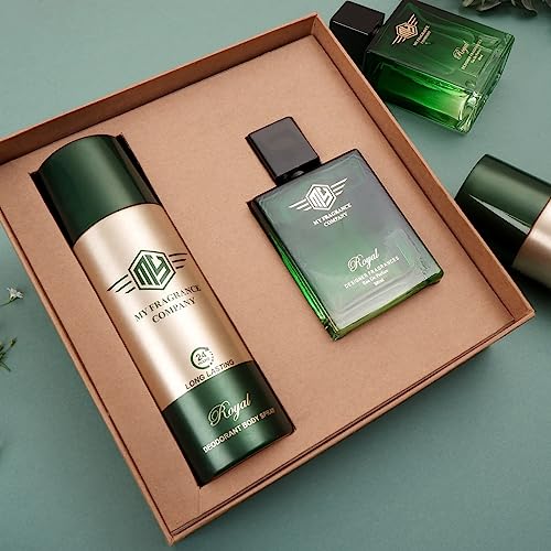 Image of Royal Fragrance EDP Perfume And Deodorant Combo Premium Long Lasting Fragrance Eau de Parfum - 200 ml