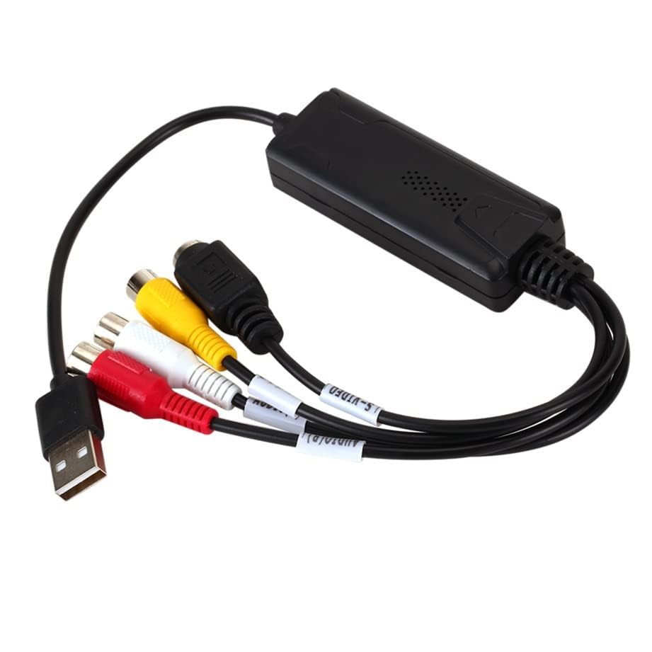 Image of VHS to Digital Converter USB 2.0 Video Converter Audio Capture Card VHS VCR HDTV to Digital Converter Support Win 7 /8 /10