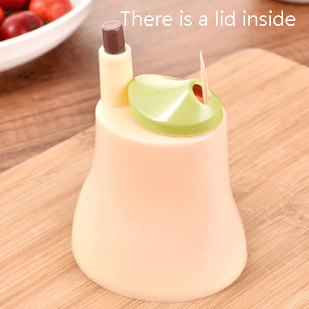 Zahnstocherspender, Zahnstocherbox, modischer, kreativer Halter in Pilzform, niedlicher Behälter, Pop-Up-Automatik-Dekoration