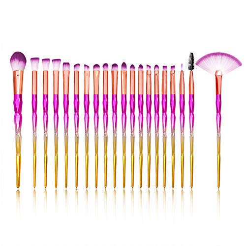 Ealicere 20 piezas Pinceles de maquillaje Set, Set de brochas de maquillaje profesional Para Cara y Ojos,Make Up Kits de Pinceles