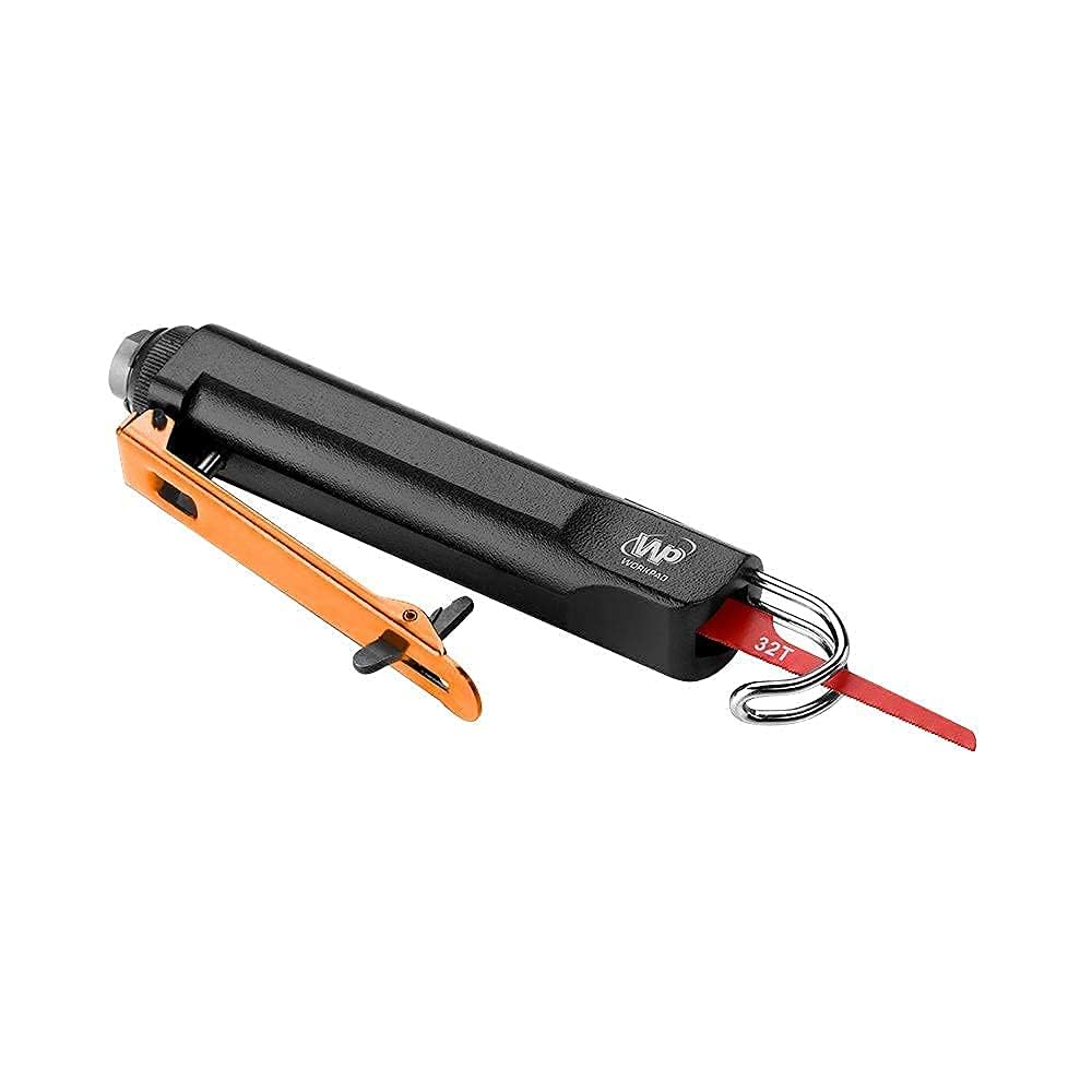 WorkPad Lima pneumatica multiuso，utensile pneumatico per smerigliare in lega di zinco, set di 15 (diversi tipi di lime, 24T e 32T).