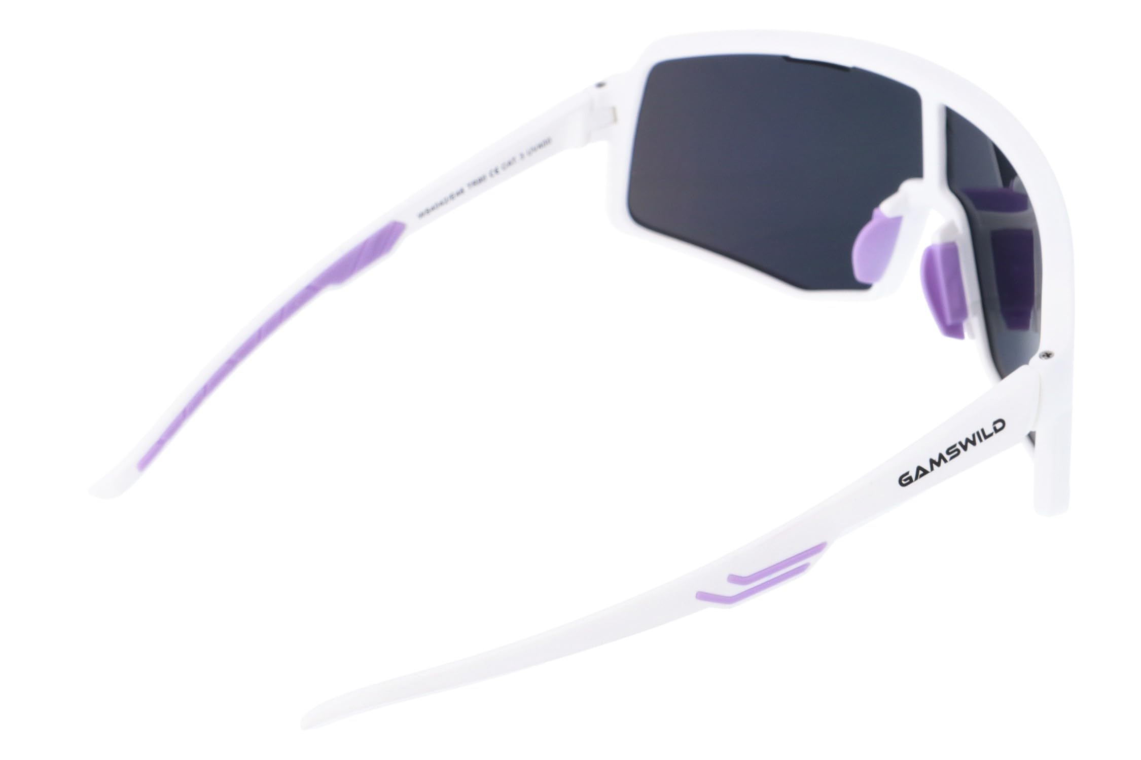 Gamswild WS4042 Occhiali da ciclismo – Occhiali da sole polarizzati – Occhiali da sole veloci – Lenti in policarbonato infrangibile – 100% protezione dai raggi UV – grazie ai raggi UV400 – 27 g