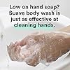 Suave Essentials Body Wash For Hydrated, Smooth Skin Ocean Breeze with Sea Algae Extract and Vitamin E 15 oz, Pack of 6
