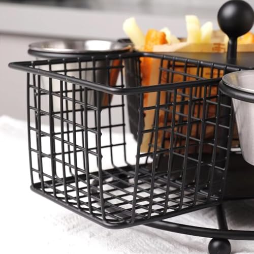 Panier à frites en métal support alimentaire apéritifs entrées