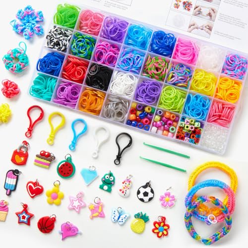 Kit de bracelets INSCRAFT colorés pour animer les fêtes d'anniversaire des enfants à la maison