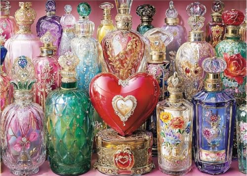 1000 Piezas Coloridos Rompecabezas De Perfume para Adultos,Juego...
