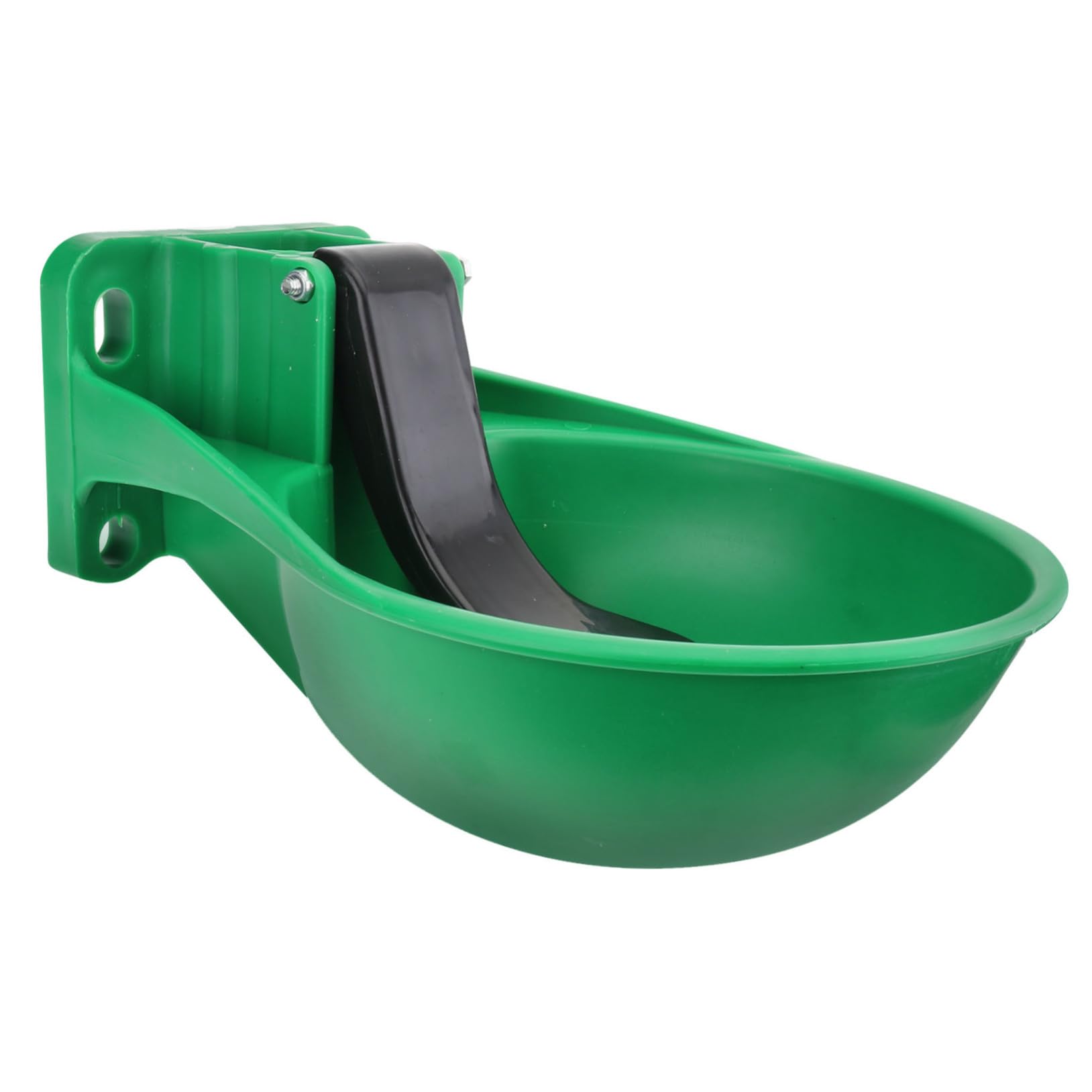 NUOBESTY Ciotola Automatica per Acqua del Bestiame Nero in Plastico e Ferro, Abbeveratoio Conveniente e Efficiente per Cavalli e Pecore, Risparmio di Lavoro
