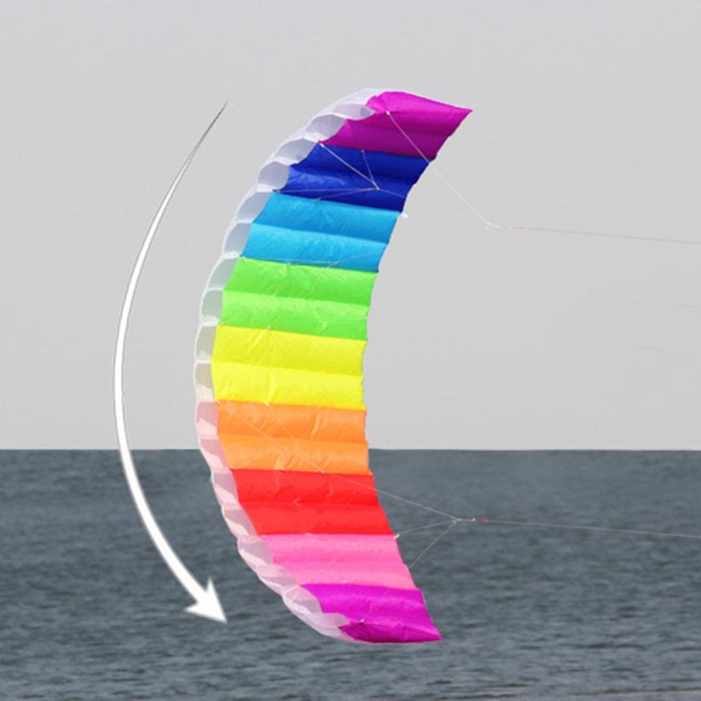 rockible Linea Doppia di Kitesurf, Parapendio da Surf Paracadute Volante di Potere di Kitesurf, 1.4m