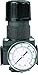 Arrow Pneumatics R352G 1/4" Reg, Gauge, 3 Pos. Locking Knob, 40 degreeF to 120 degreeF, 250 Psig Max Pressure1/4" Full Flow Ports
