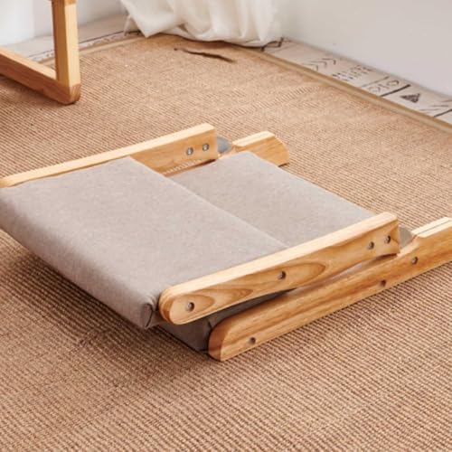 Silla de suelo portátil – Asiento plegable Mtat para sala de estar – Asiento cómodo para yoga, relajación y juegos – Diseño para fácil Sto
