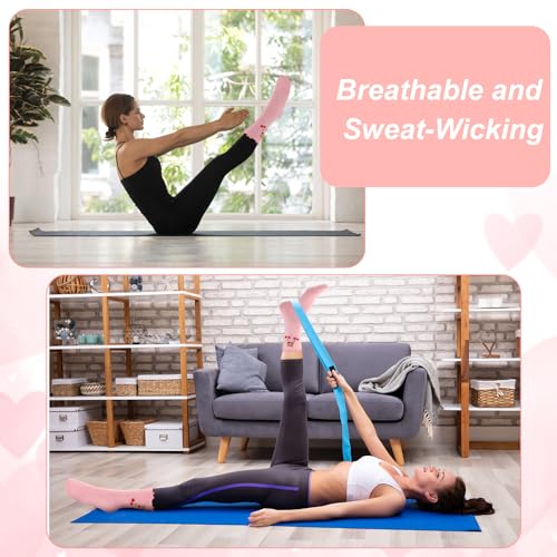 Image of Pilates Grip Yoga Socks for Women Cute Non Slip Socks