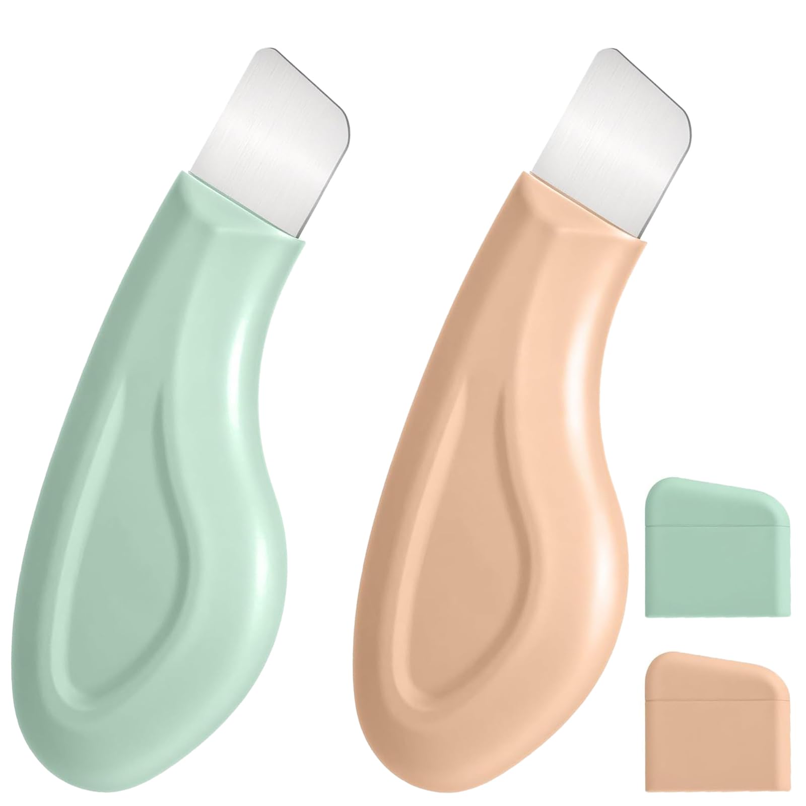 2PCS Blackhead Remover Tool for Face & Nose, Silicone Face Scraper for Deep Cleansing Skin Care Tools Set, Nose Blackhead Remover & Gentle Skin