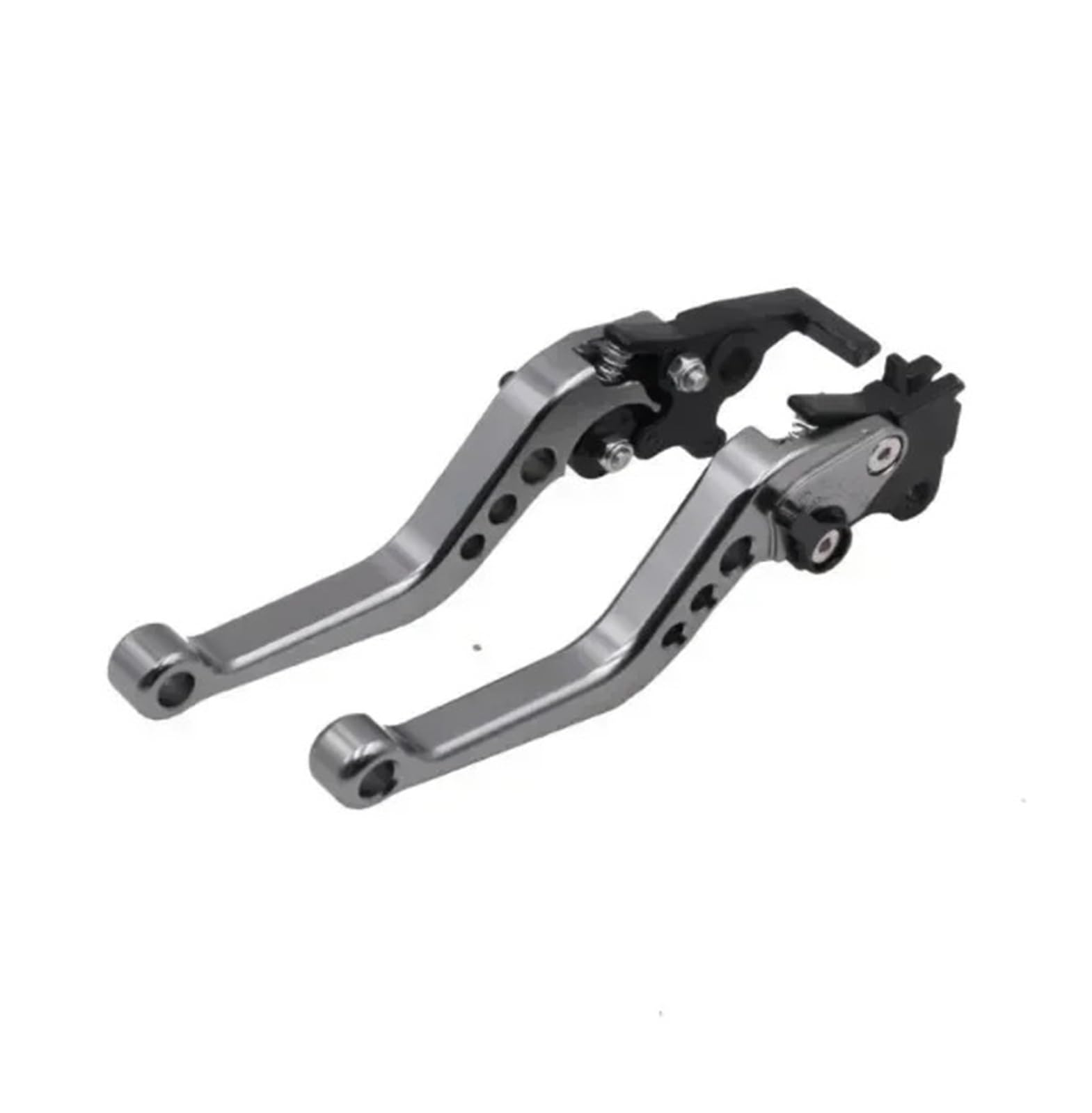 Abdktmnx Titanium Motorcycle Brake Handle Motorbike Cnc Clutch Drum Brake Lever Handle Adjustable Handlebar Set Motorcycle Accessories Handlebar Clutchs Brakes Levers