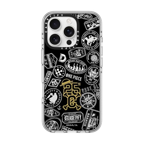 CASETiFY NA MagSafeΉ iPhone 16 Pro P[X [΂݂ɂf / 2m̗NA / One Piece Co-Lab] - NA -ONE PIECE 25th Chronicle Stamp