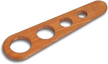 HOFMEISTER® Spaghettimaß 4 Portionen, geölt, aus Kirschholz, rötliche Färbung mit typischer Maserung im Holz, 22,5 cm