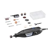 3100-1/15 Variable Speed Rotary Tool Kit- 1 Attachment and 15 Accessories, Ideal for a Variety of Crafting and DIY Projects- Cutting, Sanding, Grinding, Polishing, Drilling, and Engraving