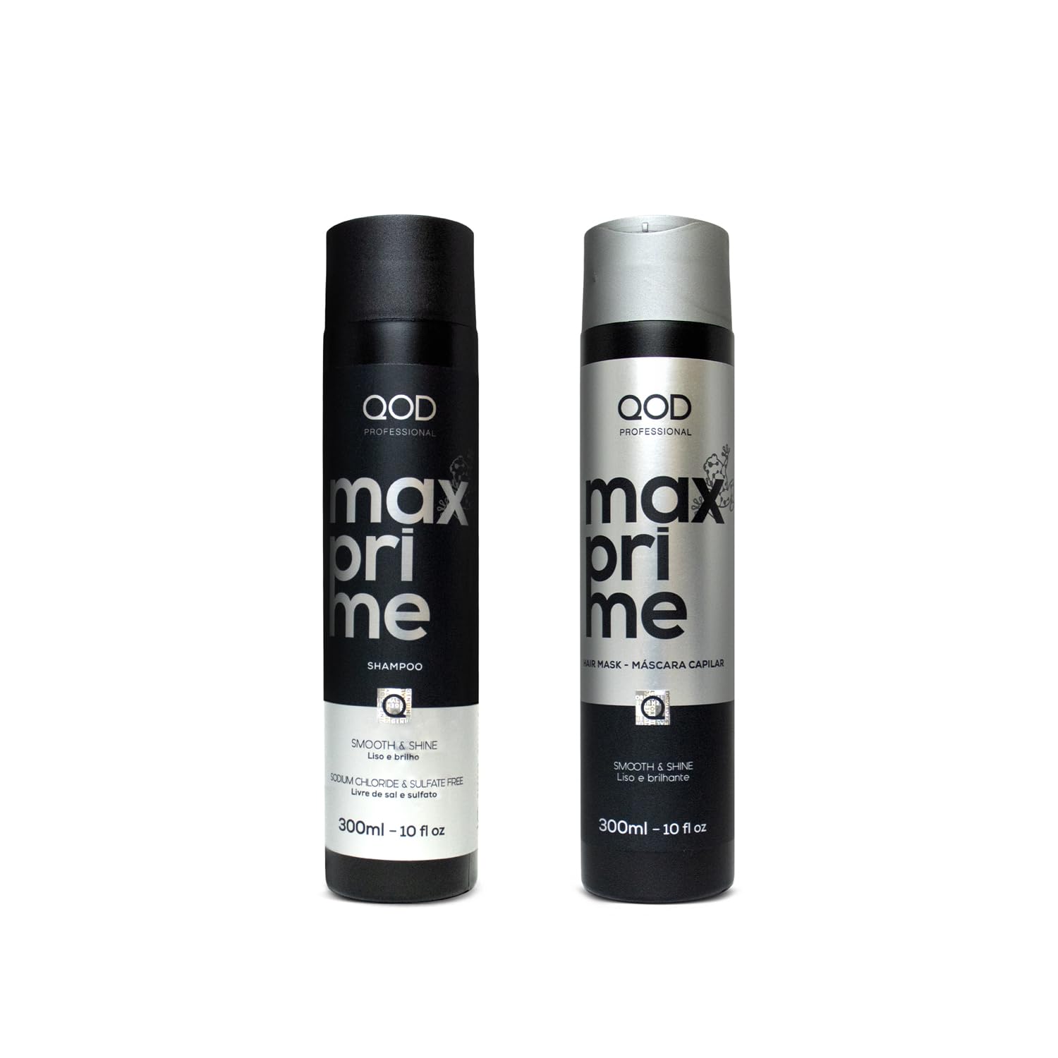 Qod Professional Max Prime After Treatment Shampoo & Hair Mask 300Ml | Sulphate Free | Sodium Chloride Free