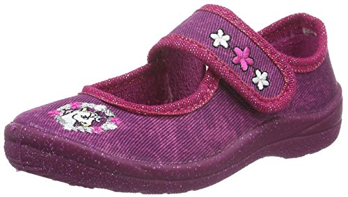 Fischer Mädchen-Klett-Hausschuh - Pantofole con