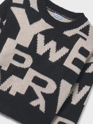 Mayoral Jacquard Jumper for Girls Black3
