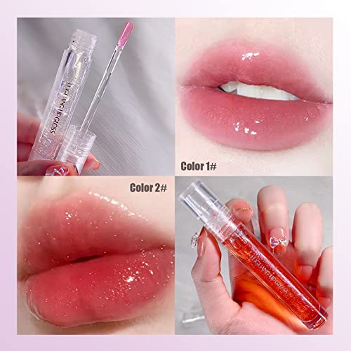 Miaritick 6 Pieces Lip Gloss Kit, Glossy Mirror Clear Lip Glaze Kit, Moisturizing Lip Tint Kit, Summer Makeup Glossy Lip Gloss For Young Girls #TOP1