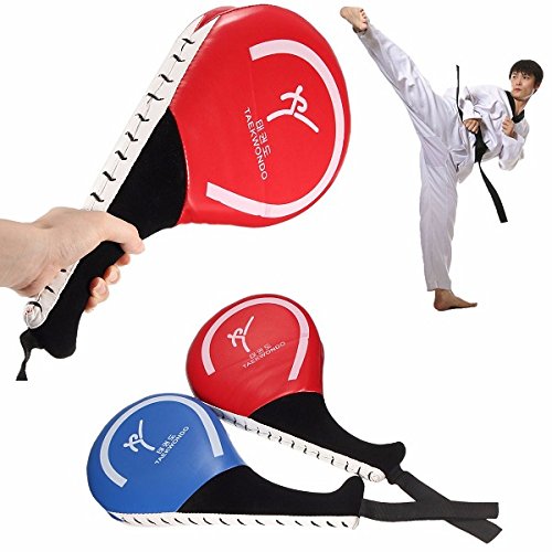 Taekwondo Double Kick Pad Target Tae Kwon Do Karate Kickboxing Traning Gear (Random: Color)