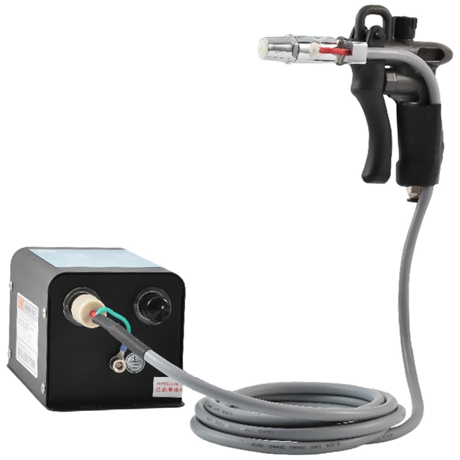 Pistolet pneumatyczny z eliminatorem statycznym, ręczny pistolet jonizujący z regulowaną objętością powietrza do przemysłowego usuwania statycznego w elektronice, tworzywach sztucznych, drukowaniu