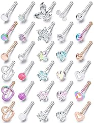 18G-Straight Bar Nose rings