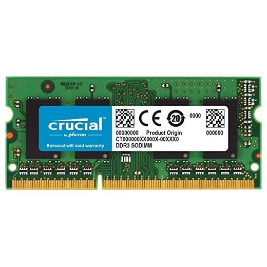 Crucial RAM CT51264BF160B 4Go DDR3 1600 MHz CL11 Mémoire d’ordinateur Portable