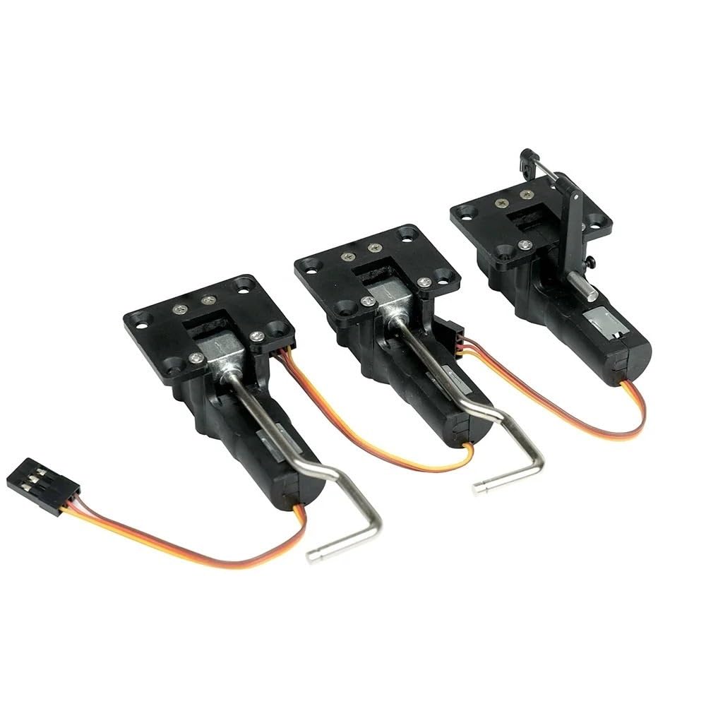 Mini tren de aterrizaje retráctil de 25g, Servoless Digital, electrónico de Metal for 2kg RC de ala fija KTK SU27 KT, pieza de avión(2PCS Main)