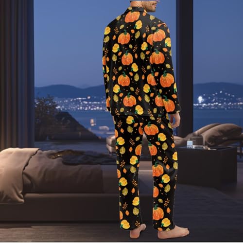 INSTANTARTS Matching Pajamas for Couples Soft Button Down Nightwear for Men and Women Polyester Pajama Sets3